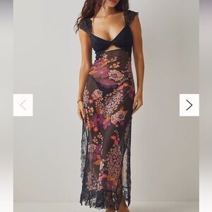 Free people suddenly fine maxi slip dress